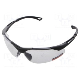 1 pcs x LAHTI PRO - L1500200 - Safety spectacles, Lens: transparent, Resistance to: UV rays