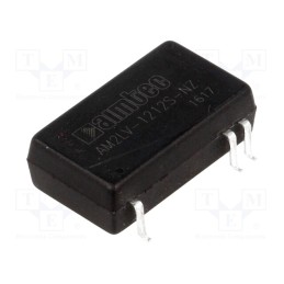 1 pcs x AIMTEC - AM2LV-1212S-NZ - Converter: DC/DC, 2W, Uin: 9÷18V, Uout: 12VDC, Iout: 167mA, SMD