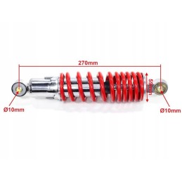 Rear shock absorber atv quad 125 red 27cm fuxin