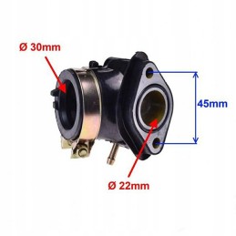 Carburetor connector for quad GY6 ATV 150cc
