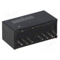1 pcs x AIMTEC - AM6GH-2405SZ - Converter: DC/DC, 6W, Uin: 9÷36V, Uout: 5VDC, Iout: 1.2A, SIP8
