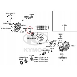 Seal rear right differential shaft kymco mxu 500 irs 550 700