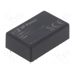 1 pcs x XP POWER - JCB0312D24 - Converter: DC/DC, 3W, Uin: 9÷18V, Uout: 24VDC, Uout2: -24VDC, 400kHz