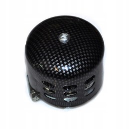 Conical ATV air filter with 38mm carbon housings