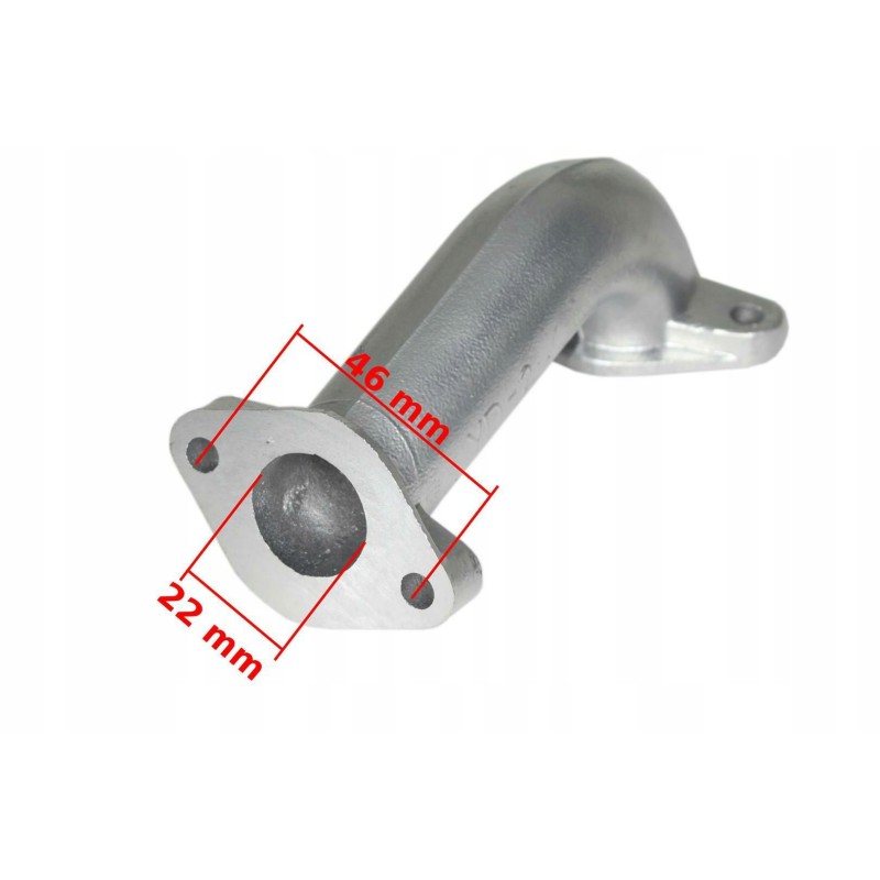 Carburetor pipe for ATV 110 long horizontal engine with marking