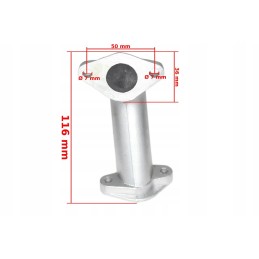 Carburetor pipe for ATV 110 long horizontal engine with marking