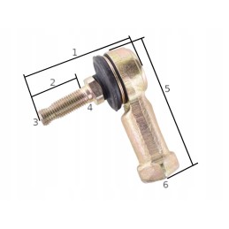 Steering rod end atv tpb left