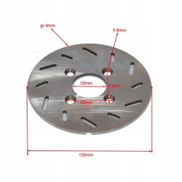 Fuxin buggy front brake disc 125cc