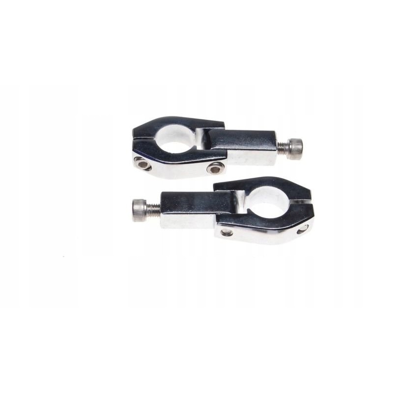 Hand guard mounting extensions for enduro quads