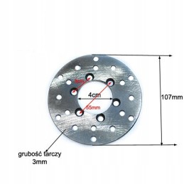 Brake disc for quad ATV 125 front huab
