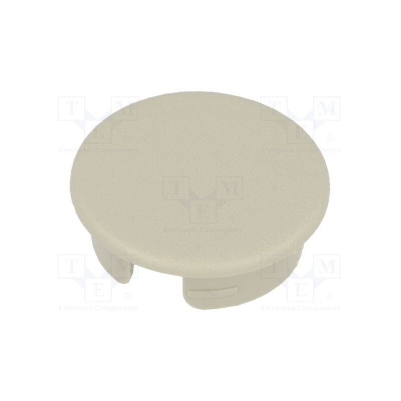 2 pcs x OKW - A4116007 - Cap, ABS, beige, push-in, round, A2516,A2616