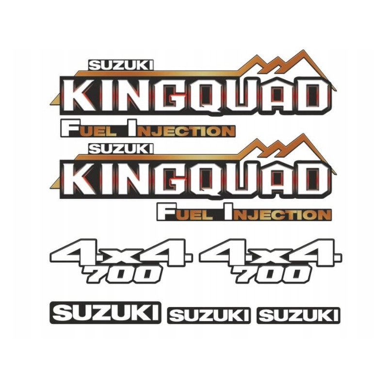 Suzuki Kingquad 700 stickers set