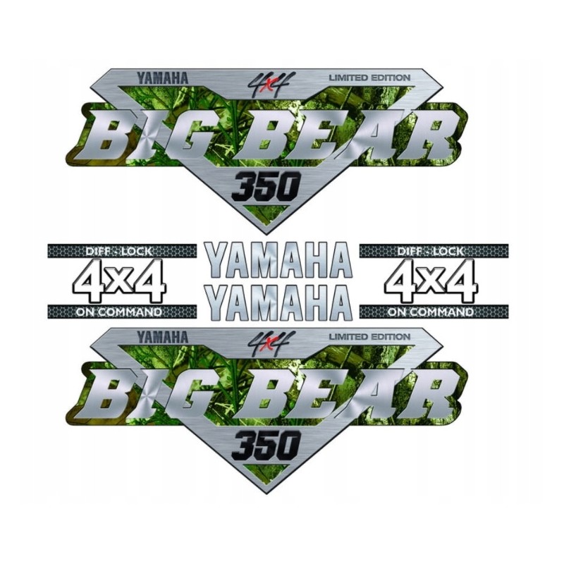 Yamaha Big Bear 350 stickers set