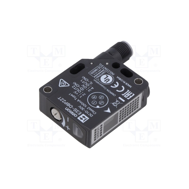 1 pcs x OMRON - E3S-DBP22T - Sensor: photoelectric, Range: 0÷0.7m, PNP, DARK-ON,LIGHT-ON, 100mA