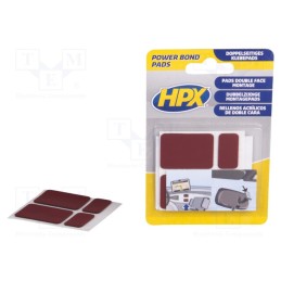 1 set x HPX - PB1000 - Tape: fixing, double-sided, acrylic, anthracite