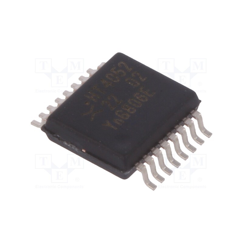 3 pcs x NEXPERIA - 74HCT4052DB,112 - IC: digital, demultiplexer,multiplexer, CMOS,TTL, SMD, SSOP16