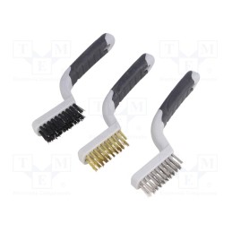 1 pcs x NEWBRAND - NB-BRUSH01 -AS - Brush, brass,polyamide,stainless steel, plastic, 180mm