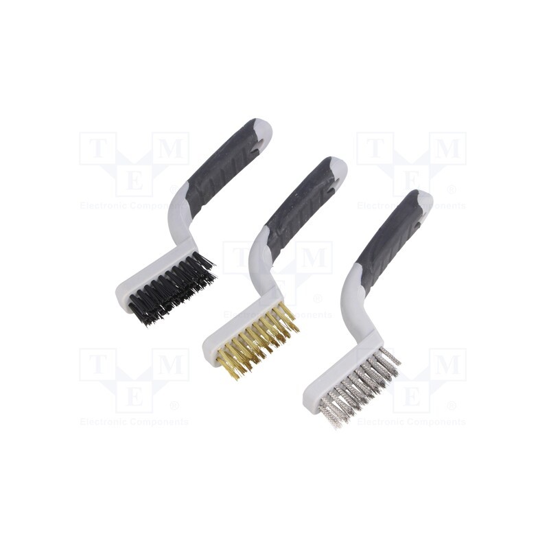 1 pcs x NEWBRAND - NB-BRUSH01 -AS - Brush, brass,polyamide,stainless steel, plastic, 180mm