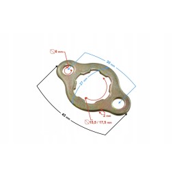 Sprocket protection for ATV 110 Moretti