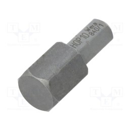 1 pcs x WERA - 5056340001 - Screwdriver bit, hex key, HEX 10mm, Overall len: 25mm