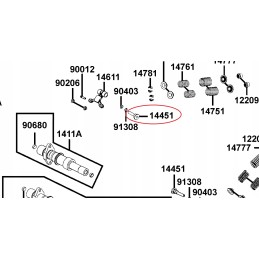 Shaft valve timing kymco mxu uxv xciting 500 550