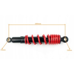 Rear shock absorber DL 28 5cm ATV 150 red
