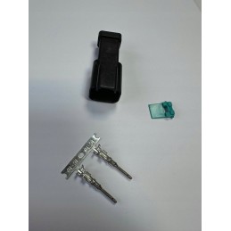 Cube connector for electric lamp wires, 1 piece