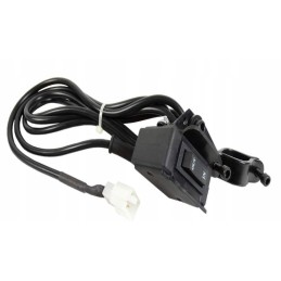 Steering wheel controls for an ATV quad winch