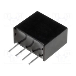 1 pcs x MEAN WELL - SMU01M-09 - Converter: DC/DC, 1W, Uin: 10.8÷13.2V, Uout: 9VDC, Iout: 110mA, SIP4