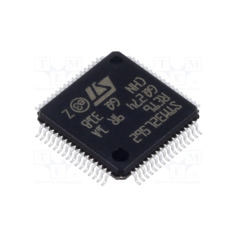 1 pcs x STMicroelectronics - STM32L562RET6 - IC: ARM microcontroller, 110MHz, LQFP64, 1.71÷3.6VDC, 256kBSRAM