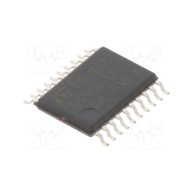 1 pcs x STMicroelectronics - STM32F042F4P6 - IC: ARM microcontroller, 48MHz, TSSOP20, 1.65÷3.6VDC, -40÷85°C
