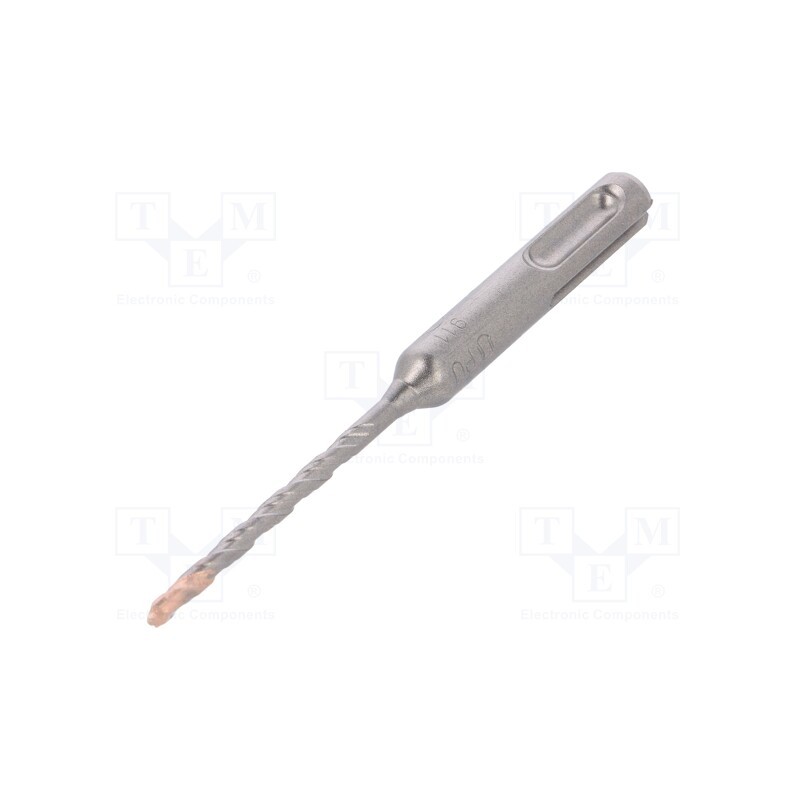 1 pcs x ALPEN-MAYKESTAG - 80700400100 - Drill bit, for concrete, Ø: 4mm, L: 110mm, metal, cemented carbide