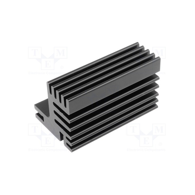 1 pcs x FISCHER ELEKTRONIK - SK 609 50 SA - Heatsink: extruded, TO220, black, L: 50mm, W: 30mm, H: 31mm, 7.8K/W