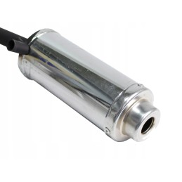 Exhaust muffler quad atv 139fmb 4t 110 125 black chrome