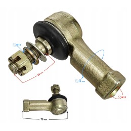 Steering rack 10mm 12mm atv l moretti