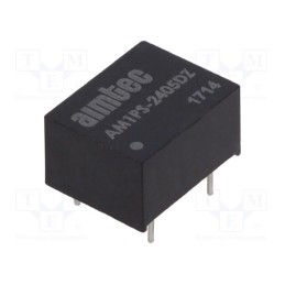 1 pcs x AIMTEC - AM1PS-2405DZ - Converter: DC/DC, 1W, Uin: 21.6÷26.4V, Uout: 5VDC, Uout2: -5VDC, DIP8