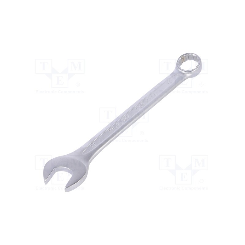 1 pcs x PROLINE - 35417 - Wrench, combination spanner, 17mm, Overall len: 209mm