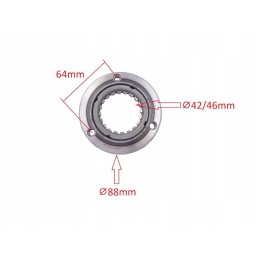 One-way starter clutch atv 250stxe