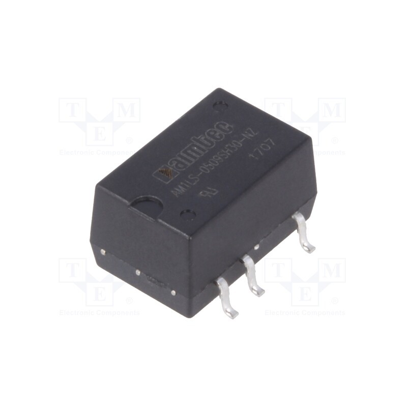 1 pcs x AIMTEC - AM1LS-0509SH30-NZ - Converter: DC/DC, 1W, Uin: 4.5÷5.5V, Uout: 9VDC, Iout: 111mA, SMD