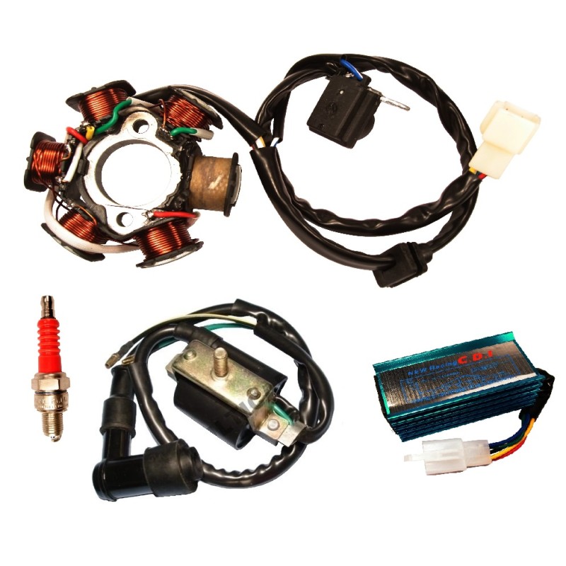 Igniter module coil quad atv 110 125 6 coils set