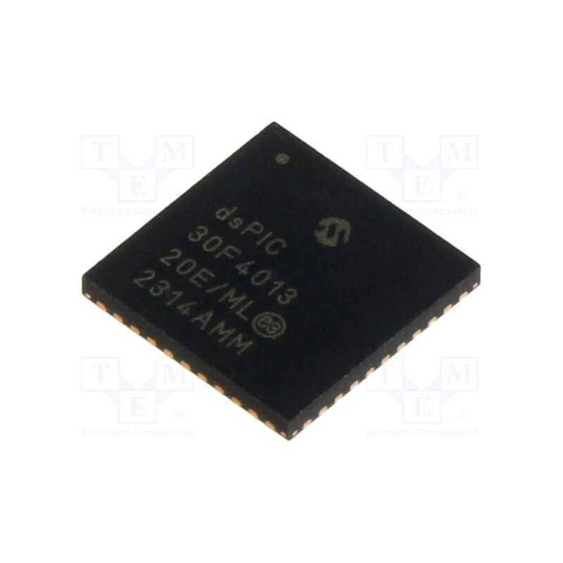 1 pcs x MICROCHIP TECHNOLOGY - DSPIC30F4013-20E/ML - IC: dsPIC microcontroller, 48kB, 1kBEEPROM,2kBSRAM, QFN44, DSPIC