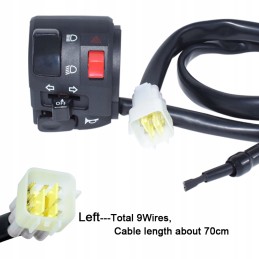 Universal left combined switch