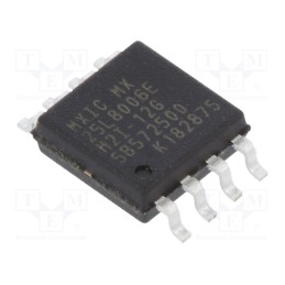 3 pcs x MACRONIX INTERNATIONAL - MX25L8006EM2I-12G/TUBE - IC: FLASH memory, 8MbFLASH, SPI, 86MHz, 2.7÷3.6V, SOP8, serial