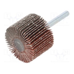 1 pcs x PG PROFESSIONAL - RG.015 - Wheel, Granularity: 60, Mounting: rod 6mm, with lever, Ø40x30mm