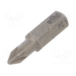 1 set x WIHA - 7859 - Screwdriver bit, Pozidriv®, PZ1, Overall len: 25mm, 3pcs, STANDARD