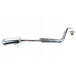 Exhaust muffler quad atv 139fmb 4t 110 125 silver
