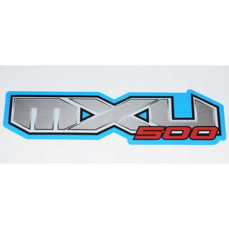 Kymco mxu 500 left tank sticker