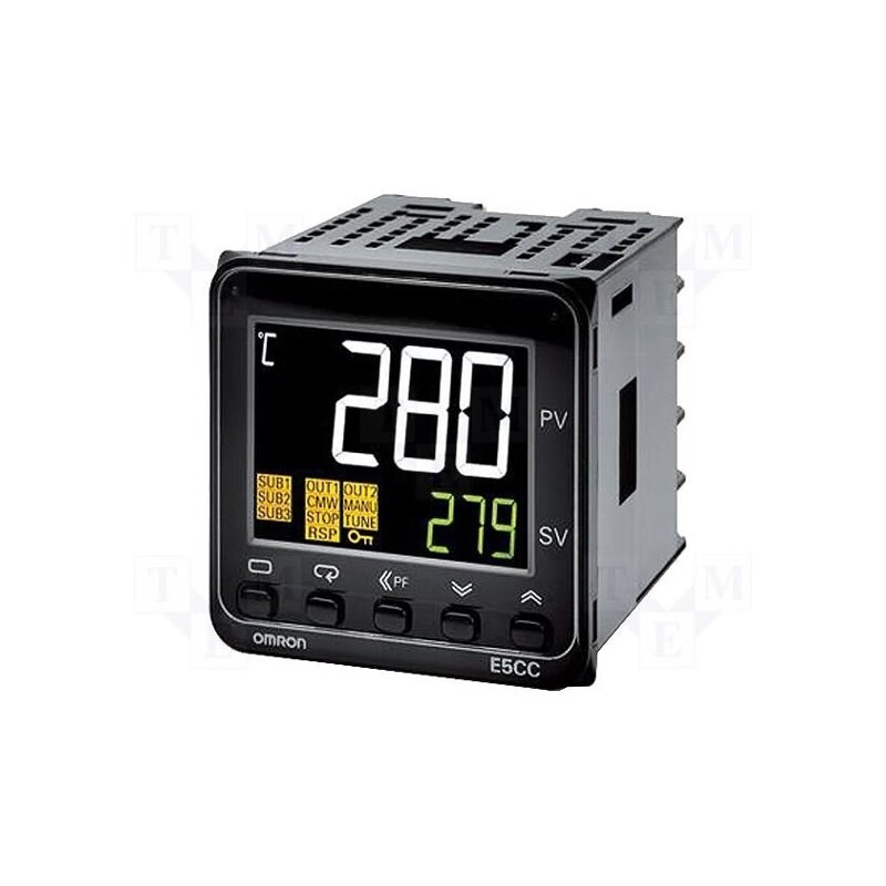 1 pcs x OMRON - E5CC-QX3A5M-003 - Module: regulator, temperature, SSR, OUT 2: SPST-NO, OUT 3: SPST-NO