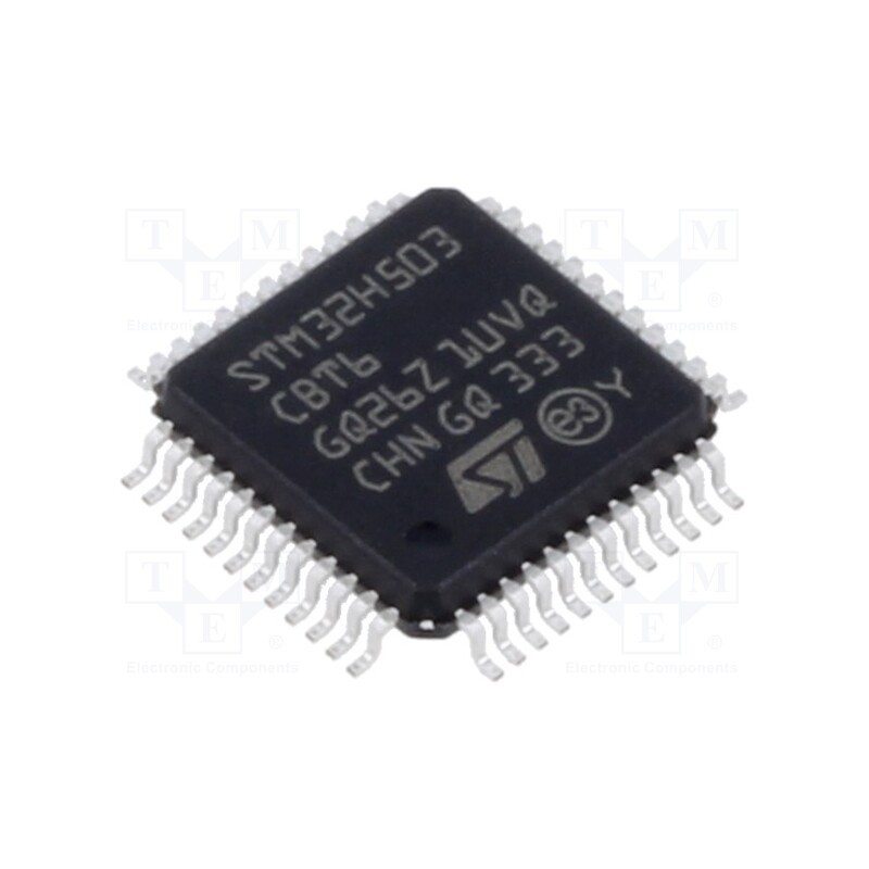 1 pcs x STMicroelectronics - STM32H503CBT6 - IC: ARM microcontroller, 250MHz, LQFP48, 1.71÷3.6VDC, -40÷85°C