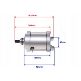 Starter for quad atv 200 250 11 tooth bashan strong
